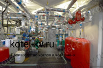 Котельный зал в блочно модульной котельной 300 кВт